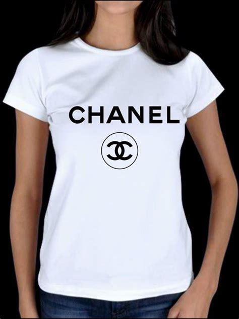 t shirt donna tipo chanel|Chanel tee shirt.